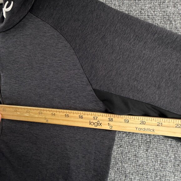 KJUS Marlene Zip Jacket Gray Logo Pockets Stretch Active Performance Large 40 - Picture 5 of 16